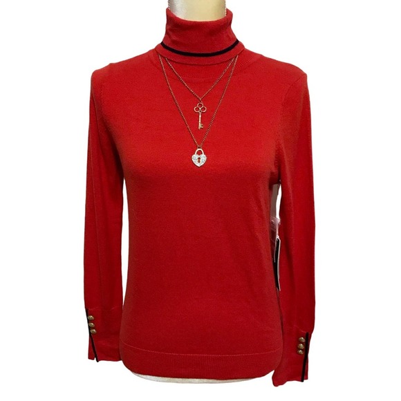 Court & Rowe NWT Turtleneck Pullover Sweater Women XS - Picture 1 of 14